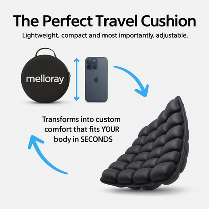 AirLuxe Travel Cushion - Turn Any Seat into First Class Comfort