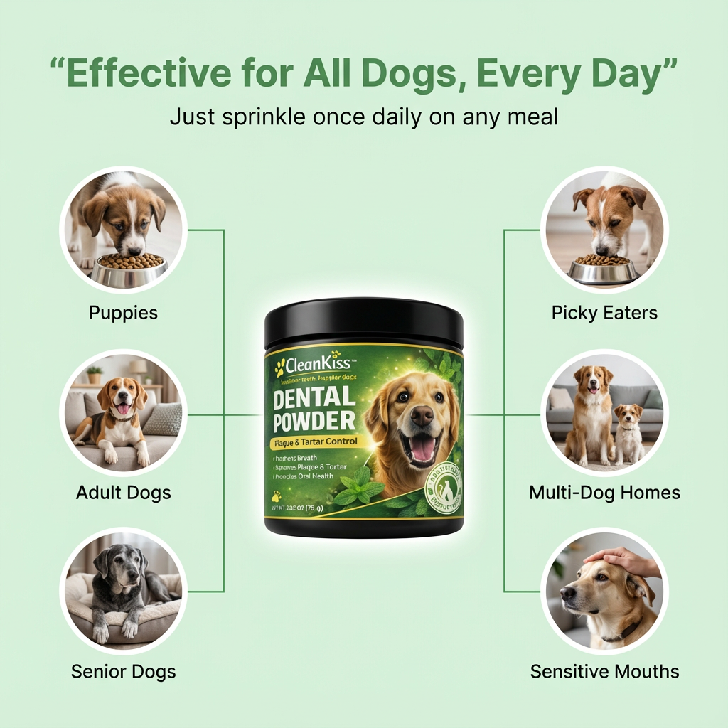 How To Effectively Combat Bad Dog Breath WITHOUT Brushing Battles